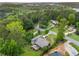 Aerial view of a home nestled among lush trees and landscaping at 299 Stockwood Dr, Woodstock, GA 30188