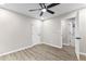 Bedroom with fresh paint, modern ceiling fan and lots of space at 4145 White Oak Dr, Winston, GA 30187