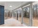 Enclosed porch with tile floor is surrounded by trees at 4145 White Oak Dr, Winston, GA 30187