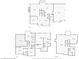 Detailed floor plan showcasing the layout of multiple floors of the home at 249 Thorncliff Lndg, Acworth, GA 30101