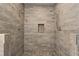 Modern walk-in shower features dual shower heads and tiled walls at 249 Thorncliff Lndg, Acworth, GA 30101