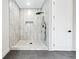 Walk-in shower with tiled walls and floor, plus a rainfall shower head at 2402 Lynn Iris Dr, Decatur, GA 30032
