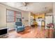 Inviting living room open to the kitchen at 2807 Knollview Dr, Decatur, GA 30034