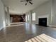 Open concept living room flows into kitchen with stainless steel appliances and large windows at 3592 Hancock Vw, Decatur, GA 30034