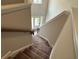Carpeted staircase leading to the front door with sidelights at 3592 Hancock Vw, Decatur, GA 30034