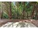 Backyard patio area with wooded area beyond the yard at 2034 Reavis Blf, Conyers, GA 30012