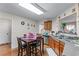 Kitchen with stainless steel appliances, eat in table, and plenty of counter space at 2034 Reavis Blf, Conyers, GA 30012