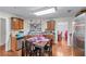 Eat in kitchen with stainless steel appliances and hardwood floors at 2034 Reavis Blf, Conyers, GA 30012