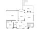 Detailed floor plan of the home showcasing layout of the first story of this home at 2112 Ivey Chase Dr, Dacula, GA 30019