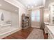 Serene bathroom showcasing a freestanding tub, natural light and vanity with storage at 101 Morgan Ln, Canton, GA 30115