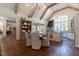 Spacious kitchen with modern appliances and an adjacent dining area at 101 Morgan Ln, Canton, GA 30115