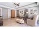 Bright office with ample space, modern fan, and stylish decor accents throughout the space at 101 Morgan Ln, Canton, GA 30115