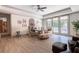 Spacious office featuring french doors to the outside and a seating area for clients at 101 Morgan Ln, Canton, GA 30115