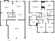 Home featuring floor plans for both the first and second floors showing the layout and dimensions at 2377 Proctor Creek Enclave, Acworth, GA 30101