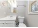 Bathroom showcasing clean white fixtures and natural light from a window at 430 Argus Nw Cir, Atlanta, GA 30331