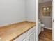Bathroom offering plenty of counter space with tile floors and neutral paint at 430 Argus Nw Cir, Atlanta, GA 30331