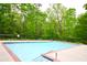 A serene community pool surrounded by lush trees, offering a refreshing escape at 1143 Park Hollow Ne Ln, Lawrenceville, GA 30043