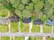 Aerial view of neighborhood showcasing tree-lined streets and well-maintained lawns at 117 Hillsdale Dr, Atlanta, GA 30315