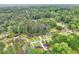 Aerial view featuring a residential neighborhood surrounded by dense trees at 117 Hillsdale Dr, Atlanta, GA 30315