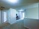 Neutral hallway with multiple doors, carpet, decorative plants, and artwork creating a warm and inviting atmosphere at 545 Eldridge Dr, Suwanee, GA 30024
