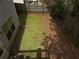 Overhead view of backyard with wooden fence at 269 Privet Cir, Suwanee, GA 30024