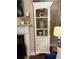Built-in shelving provides stylish storage and display space to enhance the living room at 269 Privet Cir, Suwanee, GA 30024