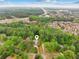 Aerial view of property nestled among lush greenery, showcasing its desirable location at 1675 Commonwealth Trl, Cumming, GA 30041
