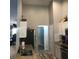 Contemporary kitchen featuring granite counters, stainless steel appliances, and neutral color palette at 431 Crested View Dr, Loganville, GA 30052
