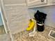 Kitchen features granite countertops with a white subway tile backsplash at 431 Crested View Dr, Loganville, GA 30052