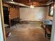 Unfinished basement with exposed ceiling, concrete flooring, and windows for natural light at 504 Radford Ct, Woodstock, GA 30188