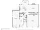 First floor plan layout featuring the kitchen, living room, Gathering room, and garage at 75 Vinings Lake Sw Dr, Mableton, GA 30126