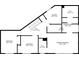 Second-floor plan view featuring a laundry room, primary bedroom, bath, WIC, and additional bedrooms at 285 Camden Park Dr, Lawrenceville, GA 30046
