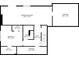 Floor plan showing basement layout with recreation room, bedroom, bath, storage and walk-in closet at 3715 Frankie Wade Ln, Loganville, GA 30052