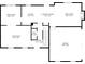 Detailed first floor plan showing the layout of living spaces, including the kitchen, dining and Gathering rooms at 3715 Frankie Wade Ln, Loganville, GA 30052