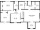 Second floor plan featuring bedrooms, bathrooms, walk-in closet, laundry room, and office space at 3715 Frankie Wade Ln, Loganville, GA 30052