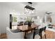 Open-concept layout showing the dining room, living room, and kitchen for easy conversation and enjoyment at 1863 Trumbull Dr, Atlanta, GA 30338