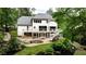 Amazing backyard with pool, hot tub, patio, lounging, and outdoor dining areas at 520 Flying Scot Way, Alpharetta, GA 30005