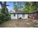 Backyard with a white home at 554 Lawton Sw St, Atlanta, GA 30310