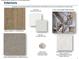 An assortment of interior design elements featuring flooring, wall color, trim, hardware and a stairway with straight metal balusters at 173 Basil St, Cumming, GA 30040
