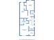 Second floorplan featuring the bedrooms, bathrooms, laundry room, and WIC at 4925 Longview Walk, Decatur, GA 30035