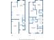 Detailed floorplan showcasing the layout of the home's two stories at 4925 Longview Walk, Decatur, GA 30035