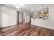 Bright, open-concept kitchen featuring stainless appliances and hardwood floors at 390 17Th Nw St # 5008, Atlanta, GA 30363