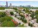 Aerial view of property with city skyline in the background at 509 Rankin Ne St, Atlanta, GA 30308