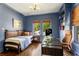 Inviting bedroom with natural light, a dedicated workspace, and custom built-in shelving at 509 Rankin Ne St, Atlanta, GA 30308