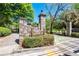 Entrance to Piedmont Park with stone pillars and lush greenery at 509 Rankin Ne St, Atlanta, GA 30308