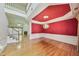 Formal dining area showcasing hardwood floors and an ornate crystal chandelier at 2119 Wrights Mill Ne Cir, Atlanta, GA 30324