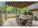 Patio with outdoor dining set at 289 Heritage Se Ln, Atlanta, GA 30316