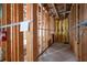 Unfinished basement showing the framing and the open ceiling at 3309 Nw Past Nw Pl, Kennesaw, GA 30152