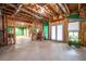 Unfinished basement with concrete floor and walkout to backyard with door at 3309 Nw Past Nw Pl, Kennesaw, GA 30152