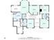 Upstairs floor plan with bedrooms, bathrooms, walk-in closets and laundry room at 3309 Nw Past Nw Pl, Kennesaw, GA 30152